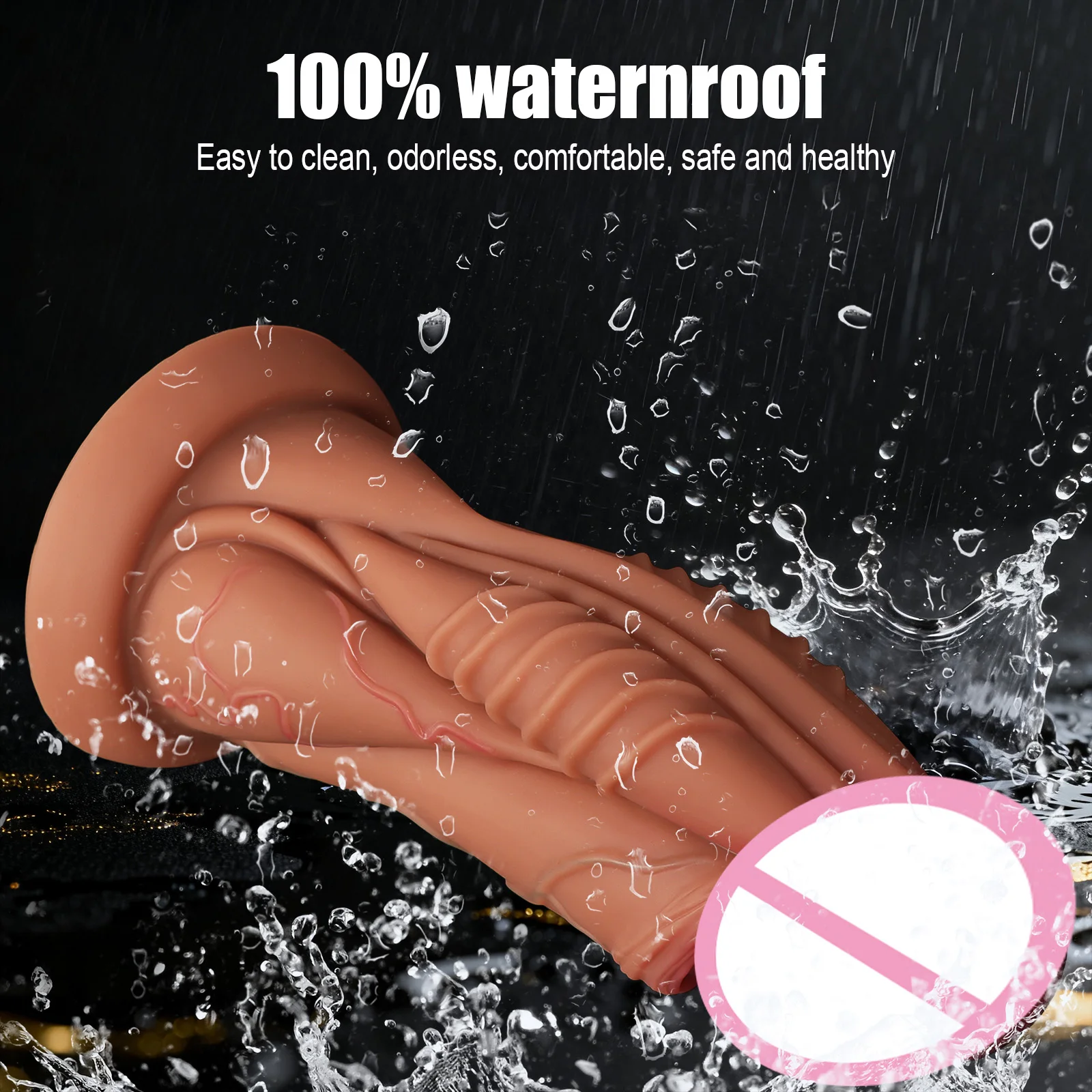 5 Sizes Layer Silicone Huge XXXL Dick Dildo Realistic Fake Penis Butt Plug Sex Toys for Men Women Vagina Anal Massage Butt Plug view 5