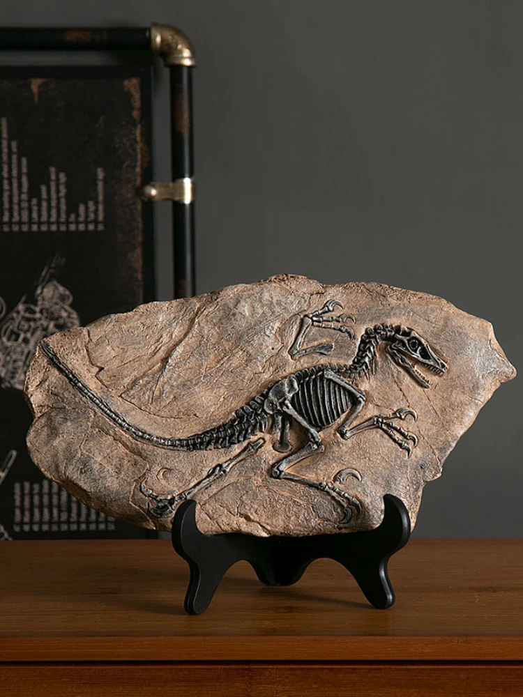 Dinosaure 1 - Figurines De Dinosaure Fossile En Résine, Statue'animal Rétro, Miniature