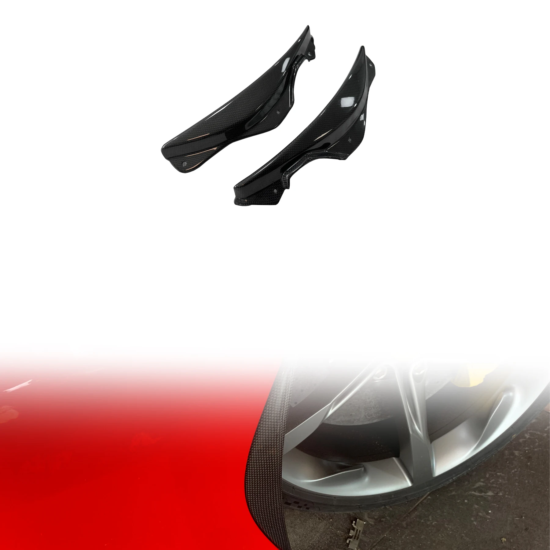 

SF90 OEM Style Auto Parts Dry Carbon Fiber Body Kit Automotive Accessories Front Bumper Attachment forFerrari SF90