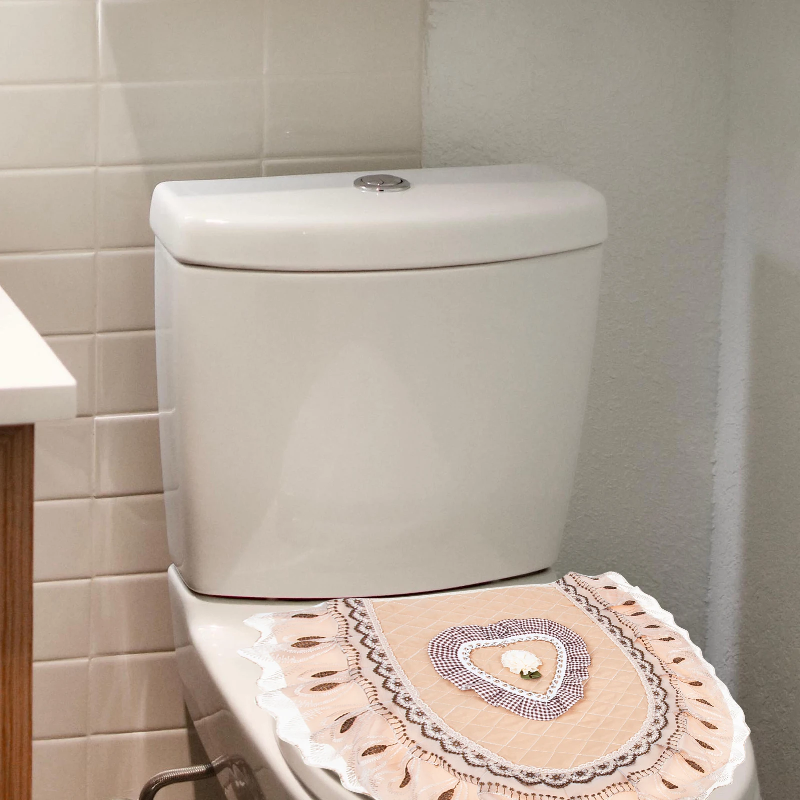 

1Set Comfortable Toilet Seat Cover Set Washable Reusable Four Seasons General Skinfriendly Exquisite Workmanship Easy Install