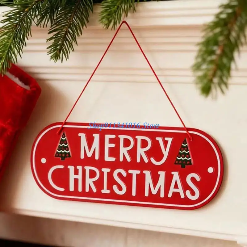  Christmas Welcome Metal Plaque User Friendly Decorative Sign Holiday Welcome Sign Iron For Homes Store Celebration