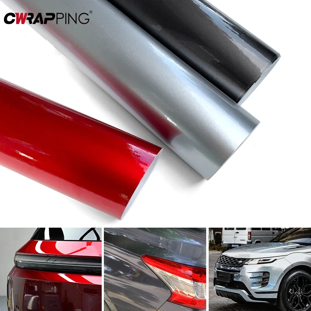 Car Modification Decals Creative Glossy Self-adhesive Vinyl Aurora Waterproof and Scratch-resistant Wrapping Film Accessories