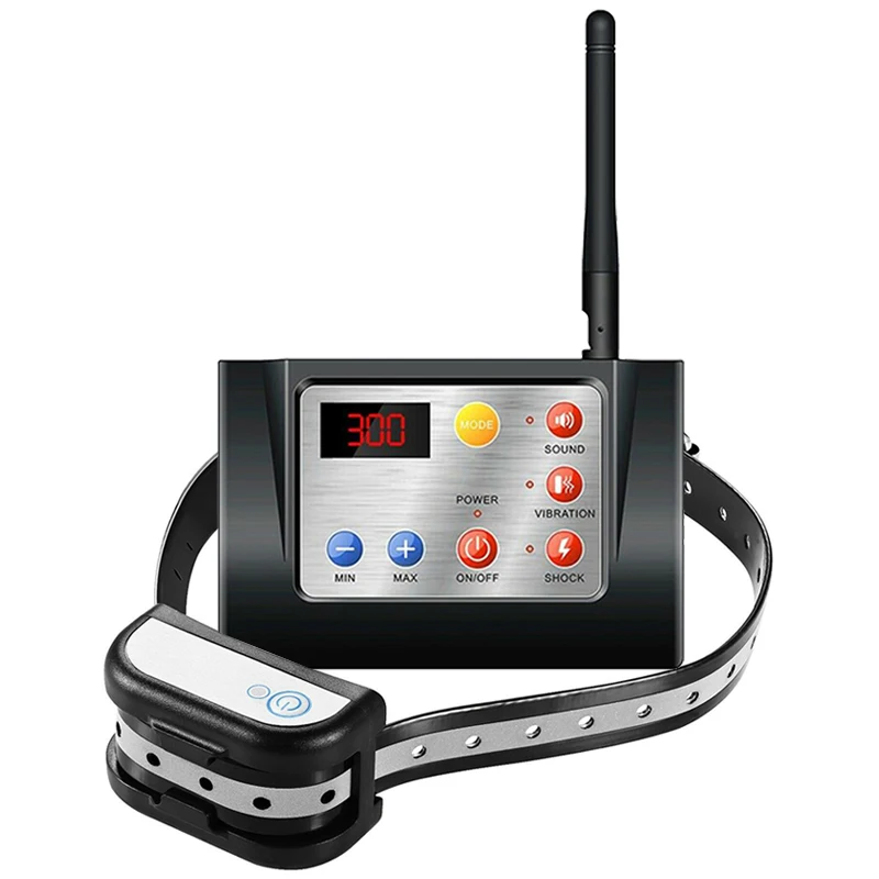 

Dog Fence Wireless Training Collar Outdoor Dog Pet Electronic Pet Wireless Fence Remote Adjustable Range Waterproof