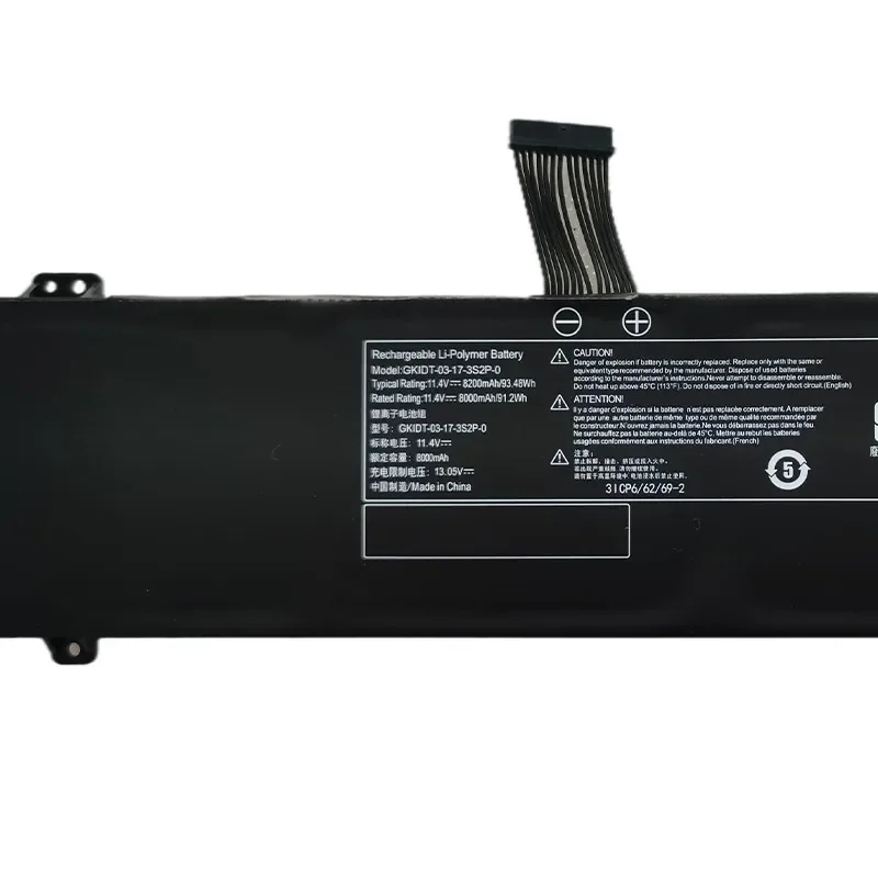 جديد 11.4 فولت 8200 مللي أمبير GKIDT-00-13-3S2P-0 بطارية الكمبيوتر المحمول ل Schenker XMG فيوجن 15 سلسلة XFU15L19