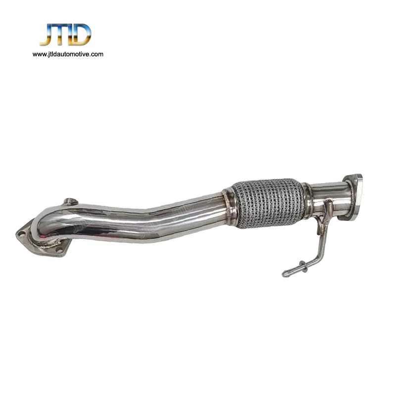 

Downpipe For Hyundai Elantra 1.6T 2018 SS304 Stainless Steel Performance Catless Exhaust System - Active Sound System Exhaust