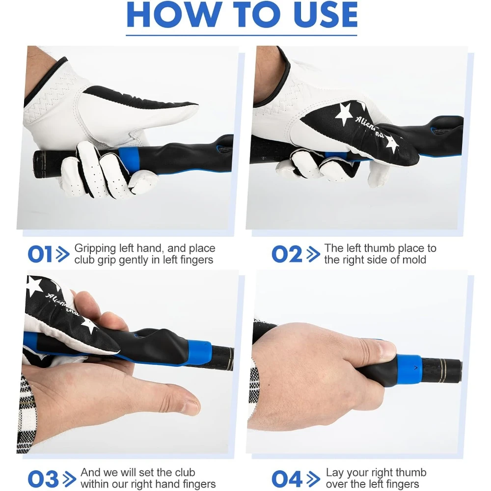 Professional Portable Anti-slip Golf Swing Trainer Grip Aid To Help Train Correct Hand Position Grasp Training Accessories