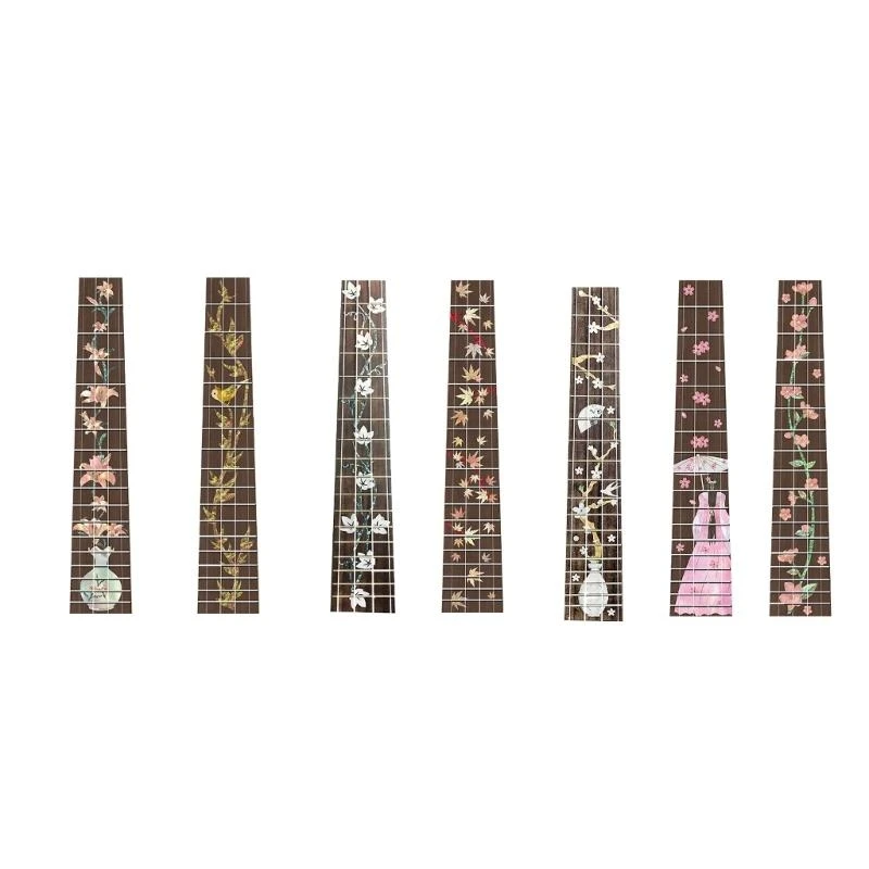  Ukulele Fretboard Note Decal Fingerboard Sticker Frets Map Label Decals Stickers