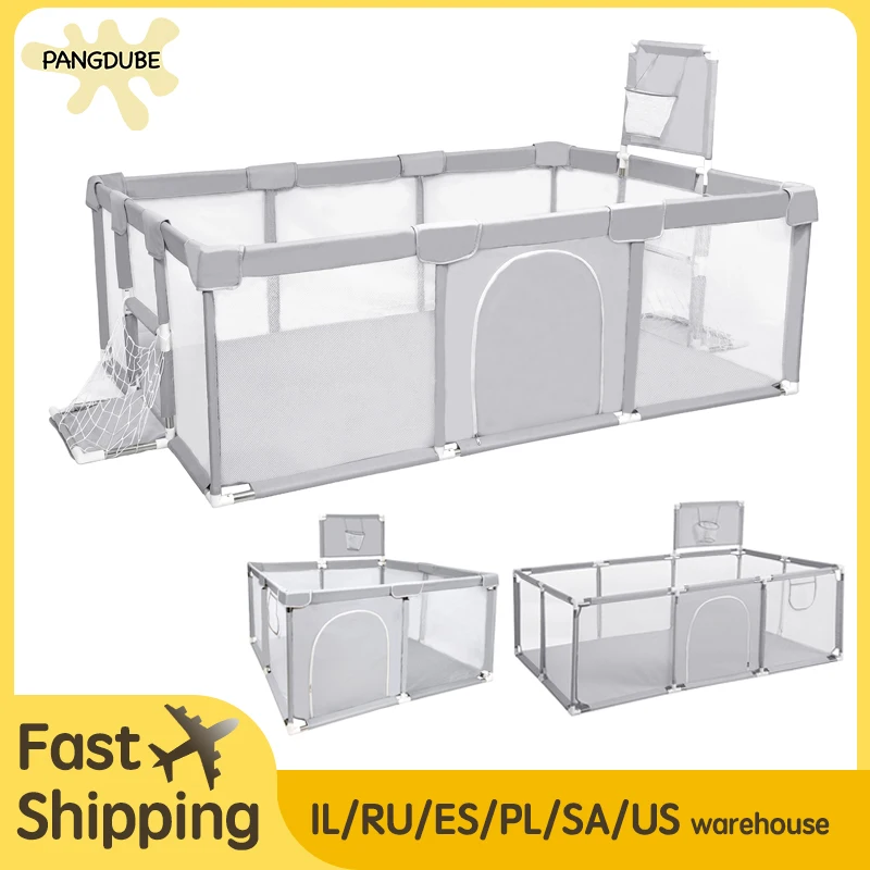 PANGDUBE Baby Playpen Kids Playground for Babies Fence for Children Ball Pit Pool Baby Playground Baby Safety Fence