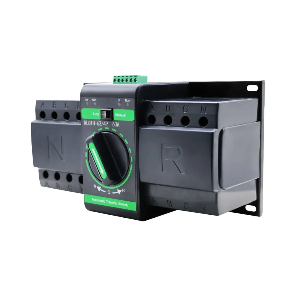 4P Automatic Transfer Switch Supporting Both Manual and Automatic Operation for 220V and 400V Dual Power Input Installations