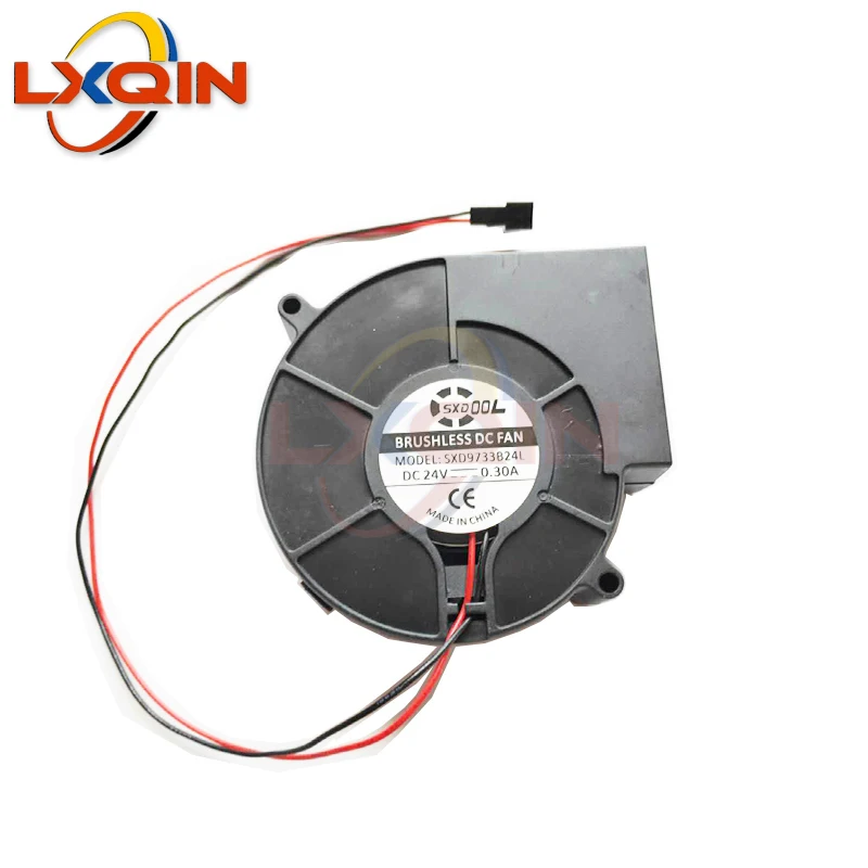 LXQIN 24V 0.3A printer suction fan DC fan for Gongzheng Allwin Xuli large format printer brushless paper suction blower