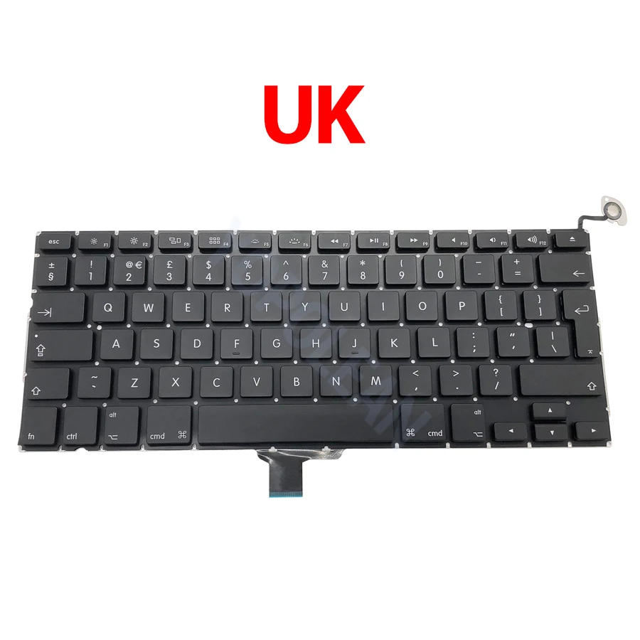 New A1278 Keyboard with screw For MacBook Pro 13'' A1278 US UK