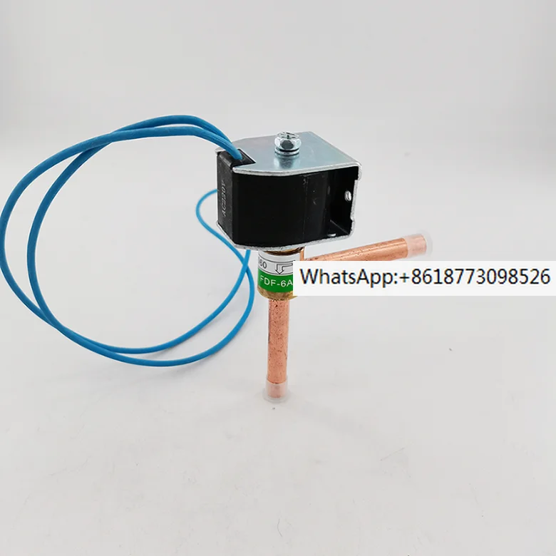 2 Way Right-angle Solenoid Valve DC 24V FDF-6A Normally Closed For Air-Conditioning Ice Machine Defrosting