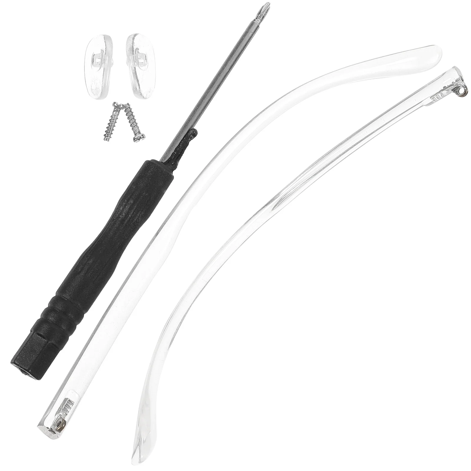 

1 Pair Glasses Accessories Eyeglass Replacement Temple Arm Clear Vintage Universal Repair Kit for Glasses Arms Legs