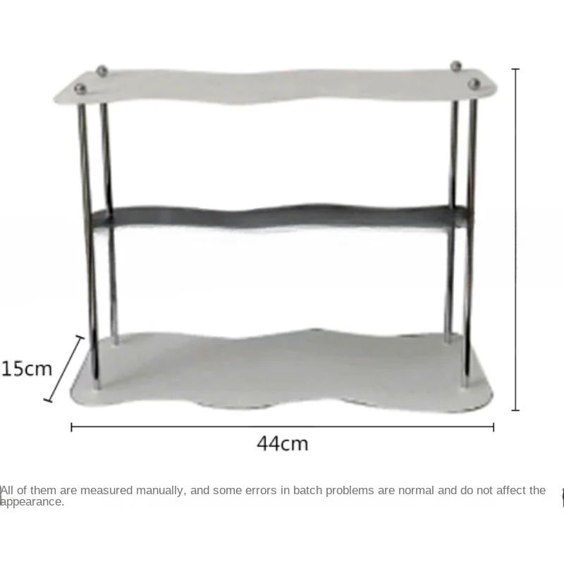 Household Water Cup Storage Rack Three-Layer Acrylic Display Frame Detachable Cosmetics Perfume Organizer Cup Storage