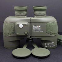 Binoculars Boshile 10x50 Navy Compass Telescope Military Waterproof For Hunting Rangefinder And Fully Multi Coated Lens BAK4