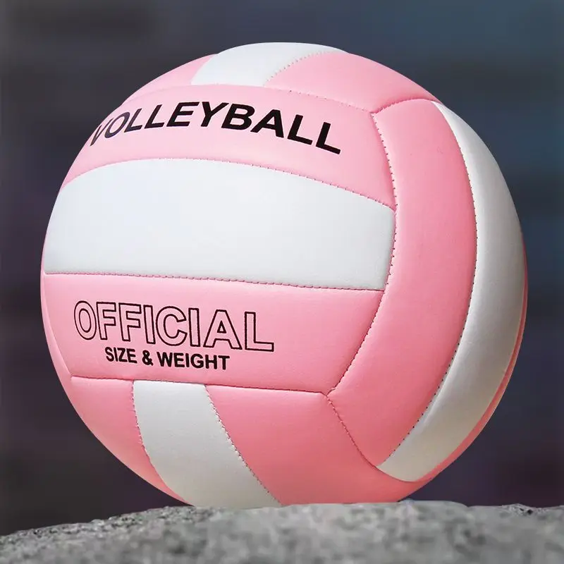 Ballon d\'entraînement de volley-ball professionnel pour les jeunes et les débutants, taille souple 5, outil d\'entraînement de jeu de volley-ball en