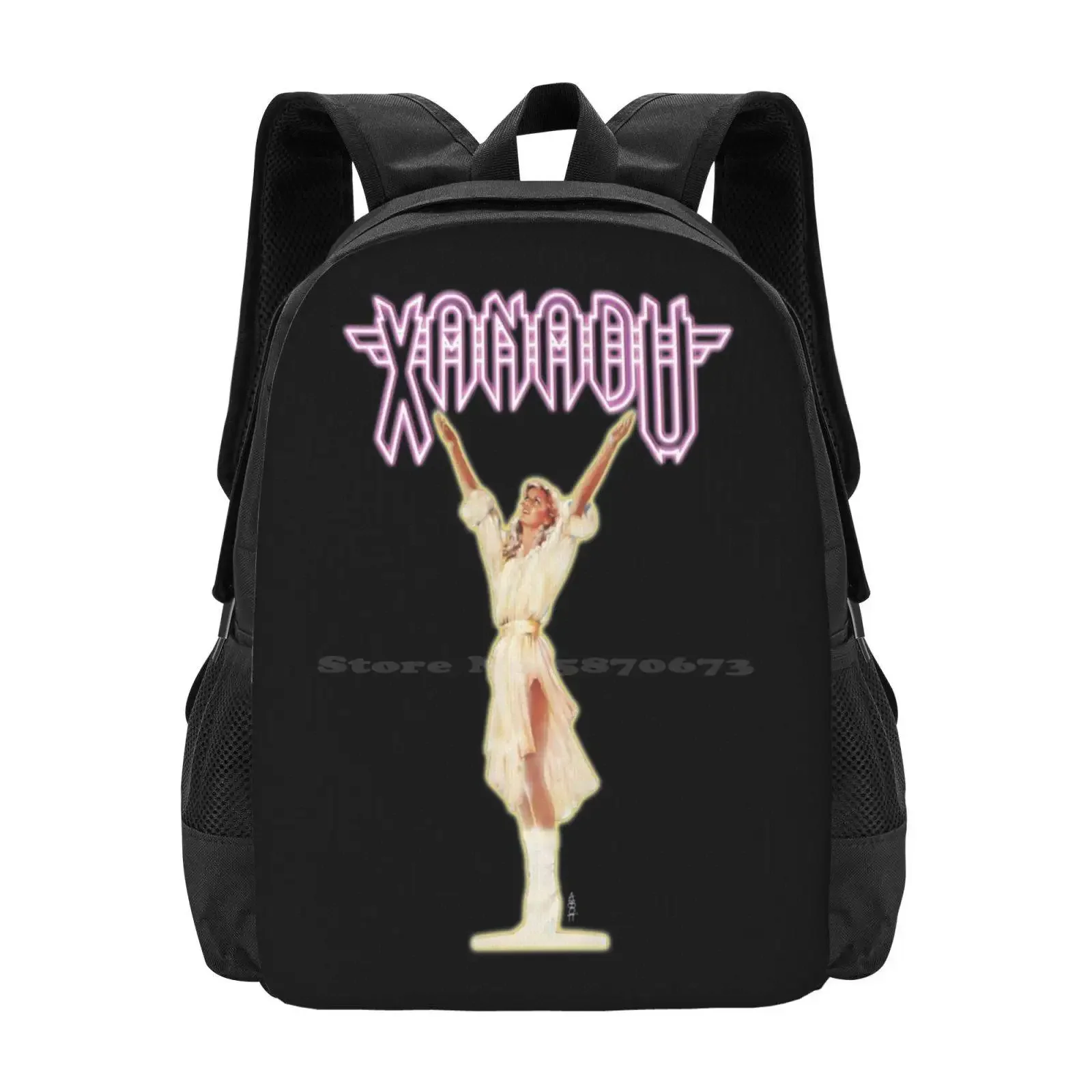 

Xanadu Kira Olivia Newton-John-Gold Glow Backpack For Student School Laptop Travel Bag Olivianewtonjohn Olivia Onj Artist Music