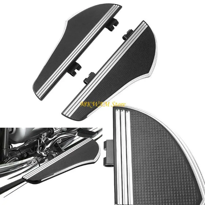 

68UF Compatible for FLST FLSTF FLSTN Motorcycles Aluminium Accessories Rear Passenger Male Mount Foot Peg Pedal Footrests 2x