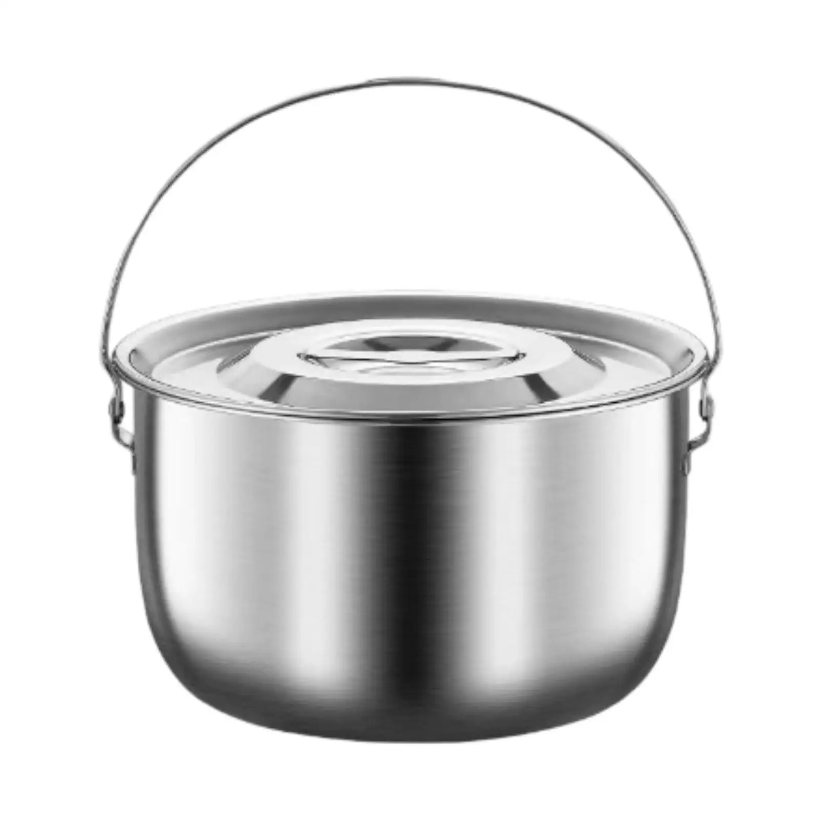 Cooking Pot Multipurpose Soup Pot Camping Pot for Cooking Commercial Camping