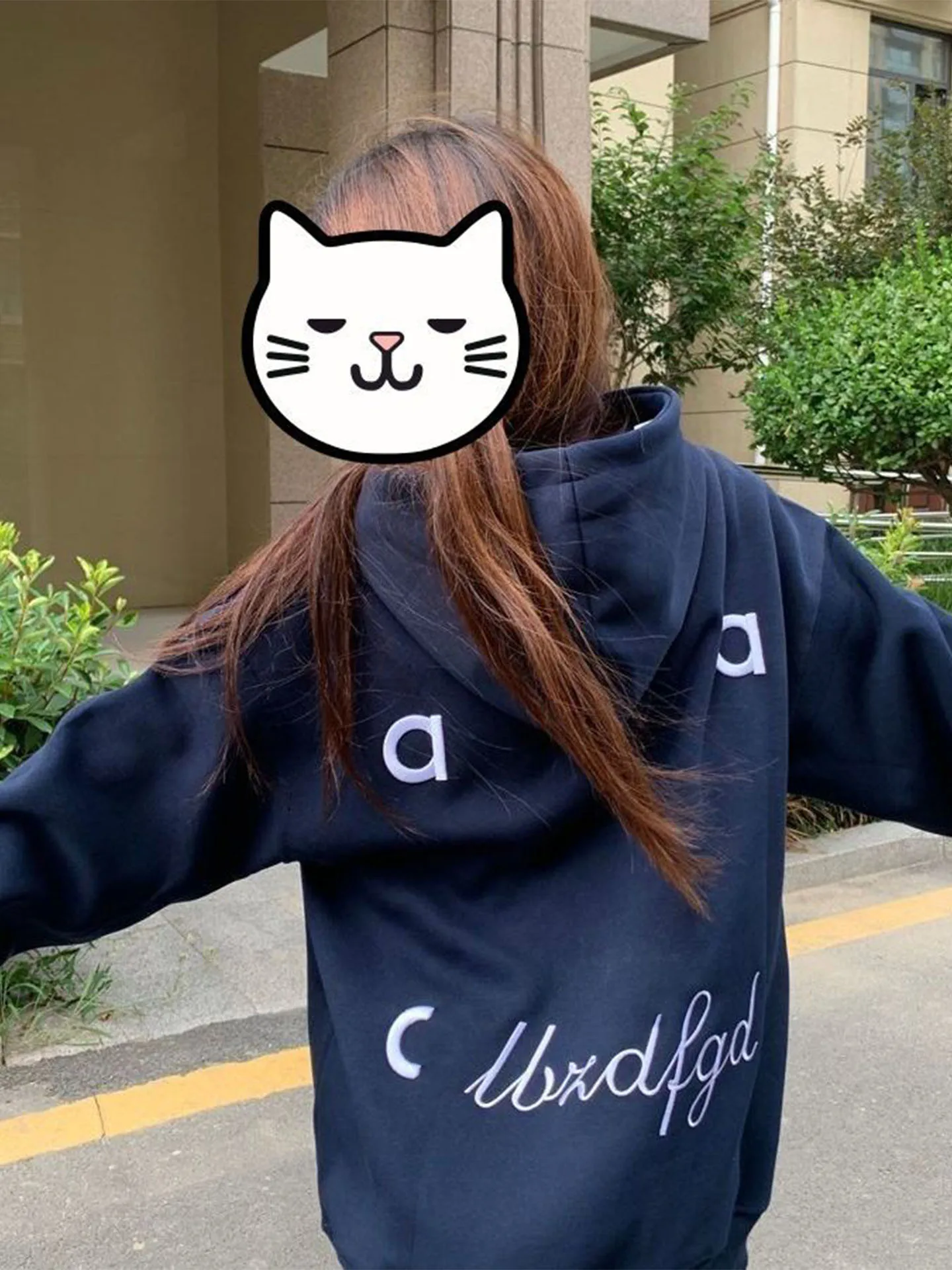 Winter New Sle American Letter Print Hoodie Loose Couple Top Chic Korean Version Dopane Trendy Streetwear Sweatirt