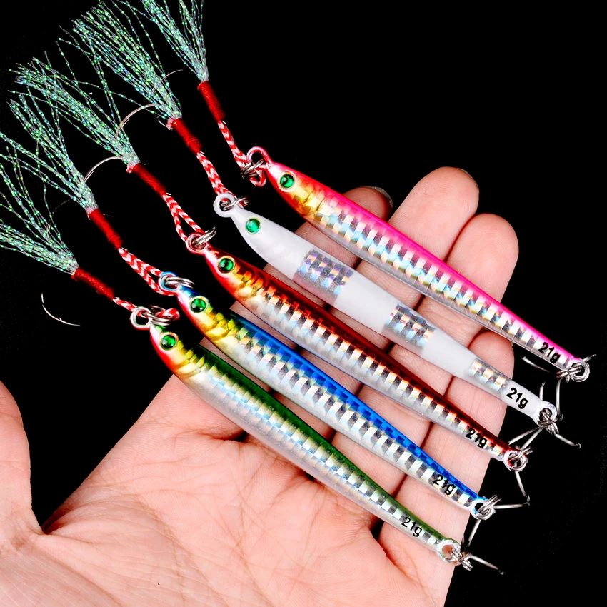 1Pc LANGSAMER Lange Metall Jig Angeln Locken Langsam Cast Jigging Löffel 7G 10G 14G 17G 21G 28G 40G Künstliche Shore Metall Köder Sea Tackle