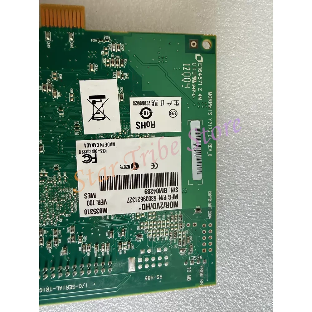 Y7173-01 REV-B Video Capture Card MOR/2VD/HD*