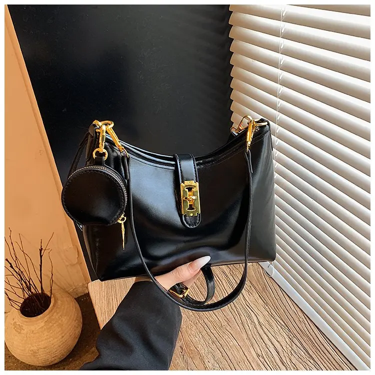 

2026 New Arrival Retro Korean Women's Bucket Bag, High-End Minimalist Design, Niche Versatile Shoulder & Crossbody Bag