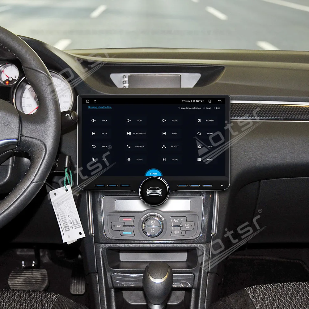 Radio Tape Recorder For Peugeot 308 2007-2013 11.5 Inch Android 15 Stereo Head Unit Car GPS Navigation Wireles Android Auto