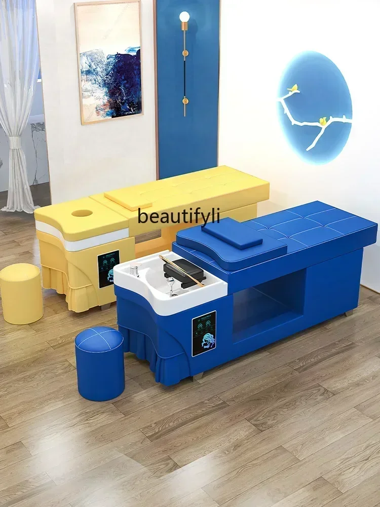 

YH Thai Head Therapy Shampoo Chair Hair Saloon Dedicated Beauty Salon Hair Salon Constant Temperature Water Circulation Fumigat