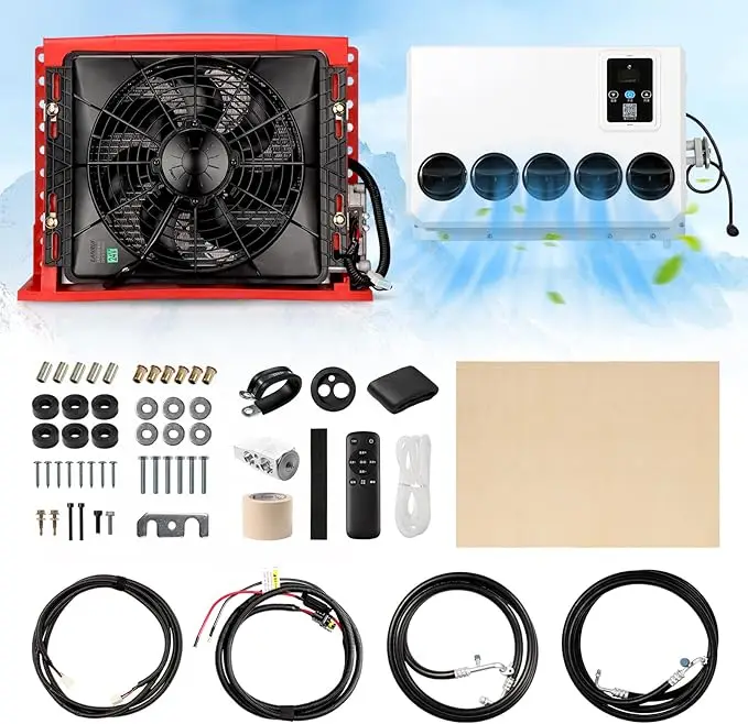 

Автомобильный кондиционер 12В/24В, раздельный, интеллектуальный, электрический, с питанием от постоянного тока, для парковки