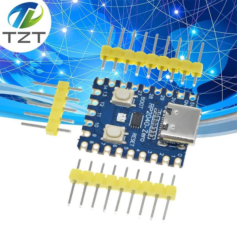 RP2040-Zero RP2040 For Raspberry Pi Microcontroller PICO Development Board Module Dual-core Cortex M0+ Processor 2MB Flash