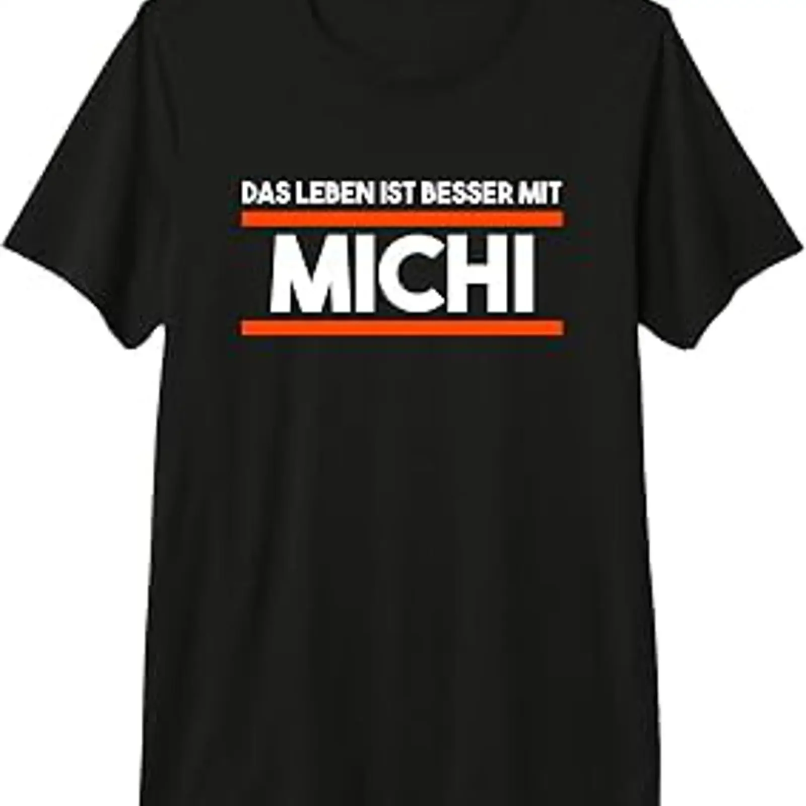 Leben Ist Besser Mit Michi Premium T Shirt vintage Washed Stretched Comfortable Casual Breathable Stylish Versatile fashion