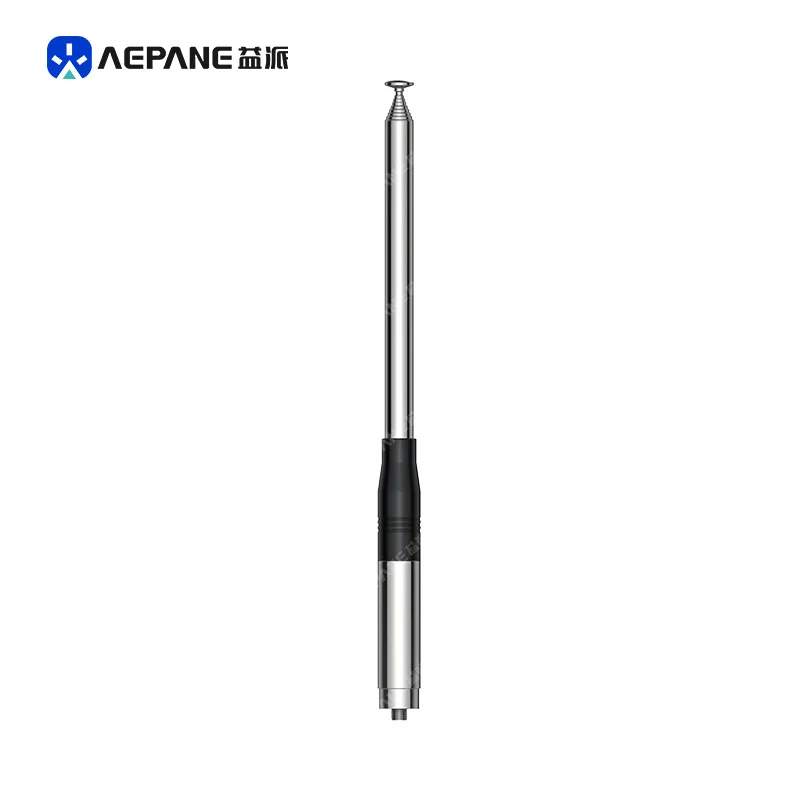 144mhz VHF band  high gain stainless stell telescopic walkie talkie two way radio intercom handheld  antenna Aepane NH-31