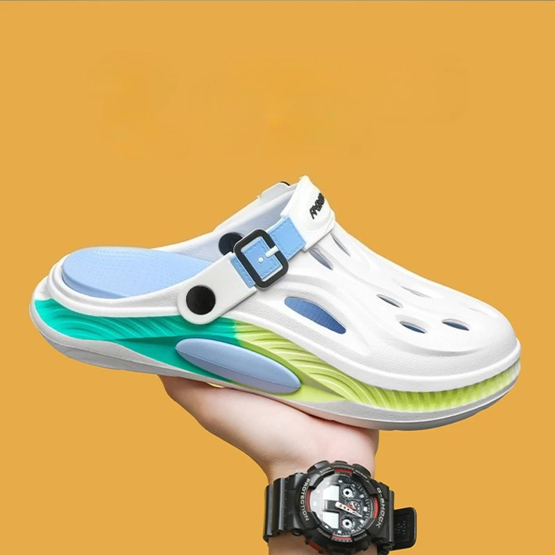 Men Summer Comfortable Beach Sandals Male Flip Flops Outdoor Thick Soft Clogs Casual Man Water Garden Shoes Women Beach Slippers view 3