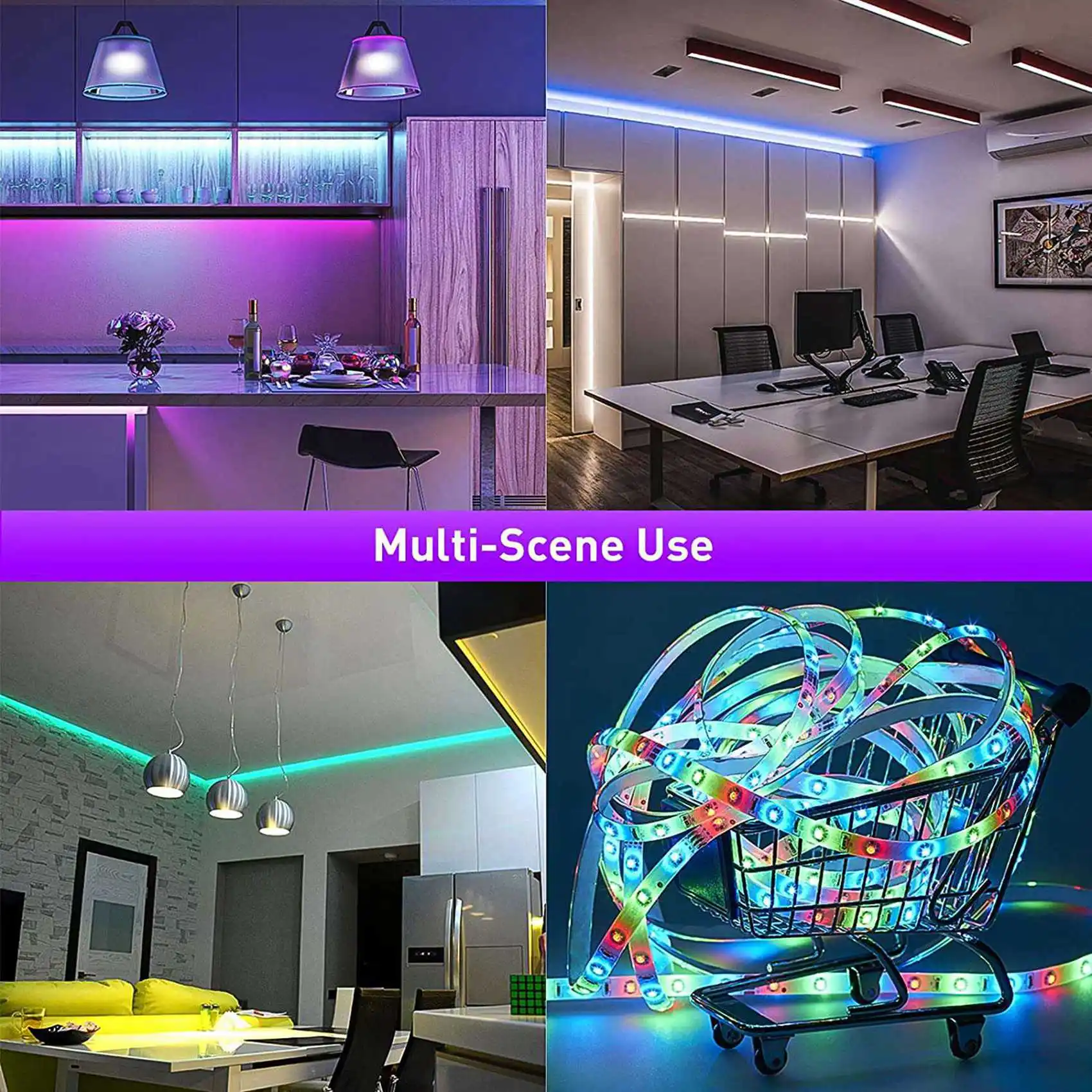 2Set LED Strip Connector 4 Pin 10Mm Solderless RGB Light Strip Connector For 5050 SMD - Gapless, L Shape Connectors
