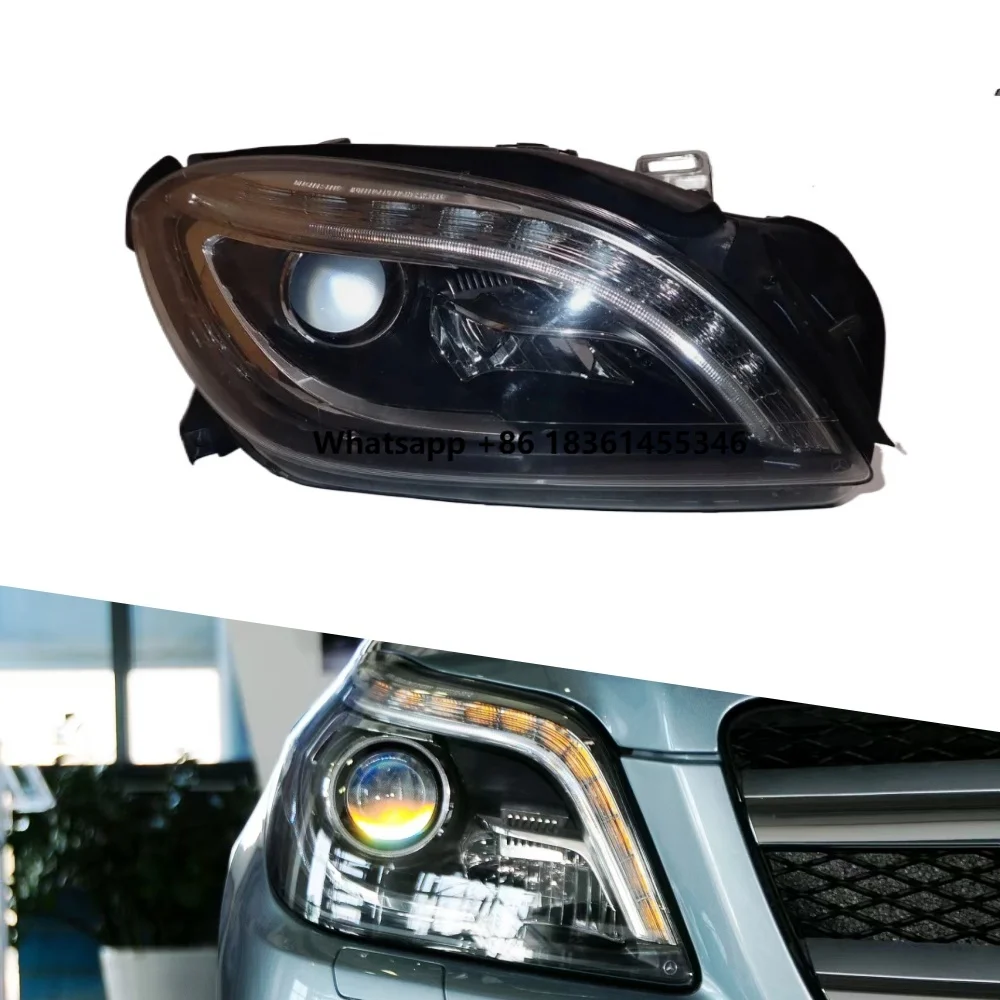 M Class ML166 Headlight 2012-2015 ML300 ML400 ML500 Headlight Xenon HID Headlight Assembly W166 Headlights
