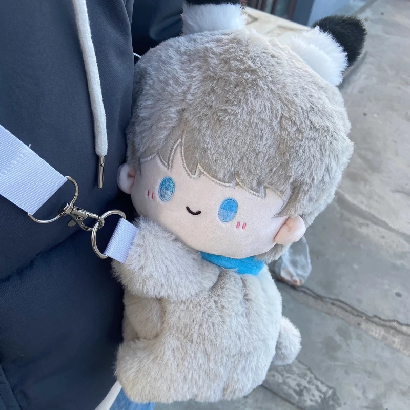 Game Love And Deepspace Zayne Xavier Rafayel Cosplay Crossbody Bag Backpack Plush Doll Handbag Shoulder Bags Unisex Purse Gifts