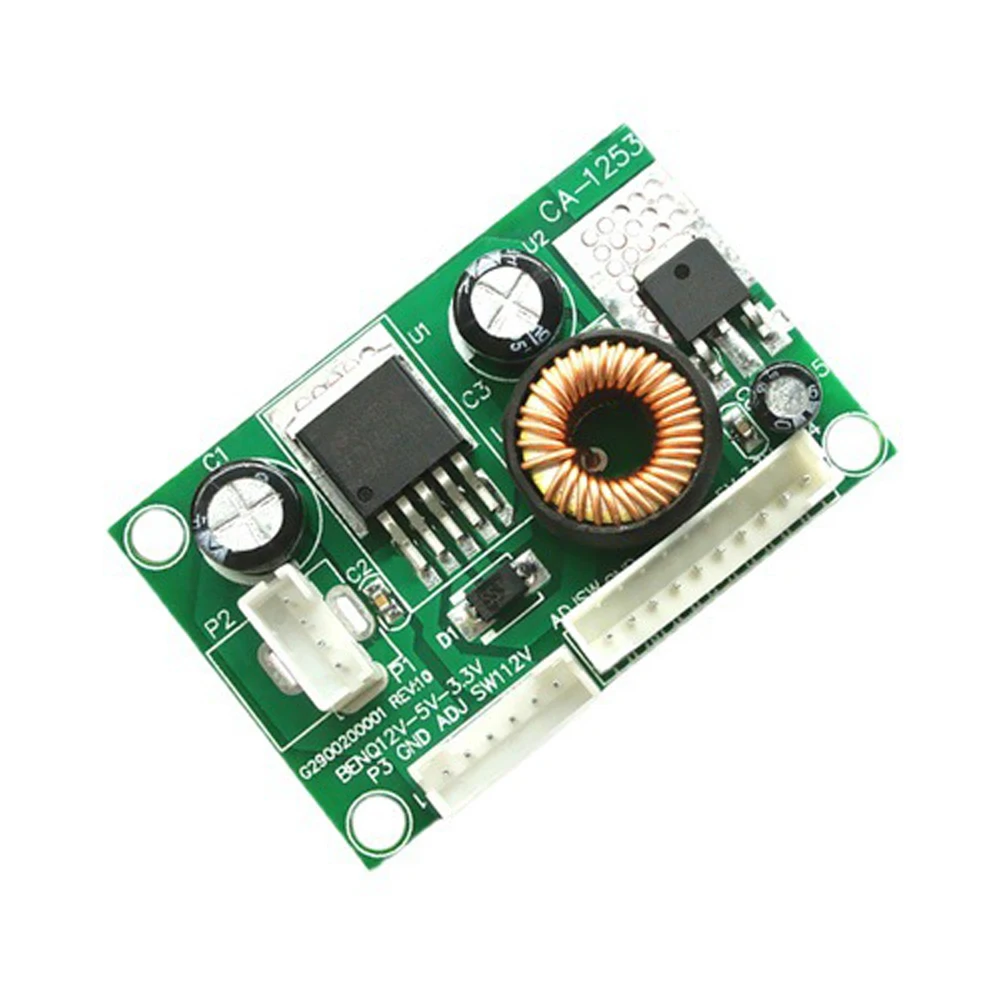 

DC-DC Converter BuckPower Supply Module CA-1253 DC12V to DC5V/3.3V Step-down 3A Current Power Supply Board LCD Repair Tool