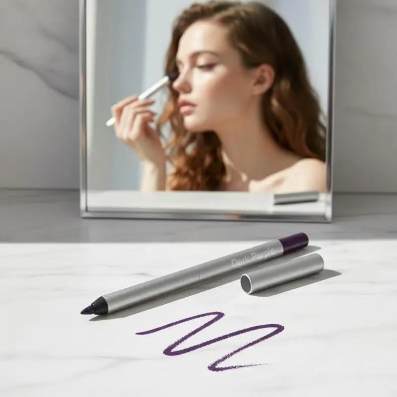 Long Lasting Smooth Eyeliner Gel Pencil For Natural Eye Outlining Waterproof Smudge Resistant Makeup
