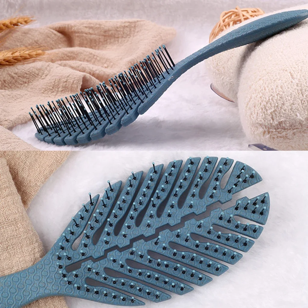 расческа Hair Comb Scalp Massage Hair Brush Wet Curly Detangle Comb Detangling Hairbrush Women Salon Hairdressing Styling Tools