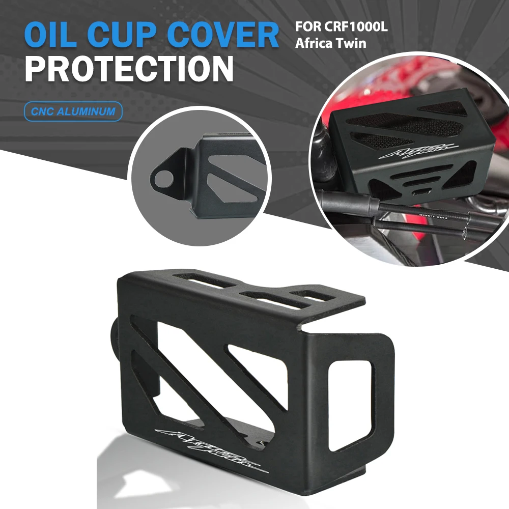 

FOR Honda CRF1000L Africa Twin CRF 1000 L 2016 2017 Motorcycle Front Brake Fluid Reservoir Cover Cup Protection Guard