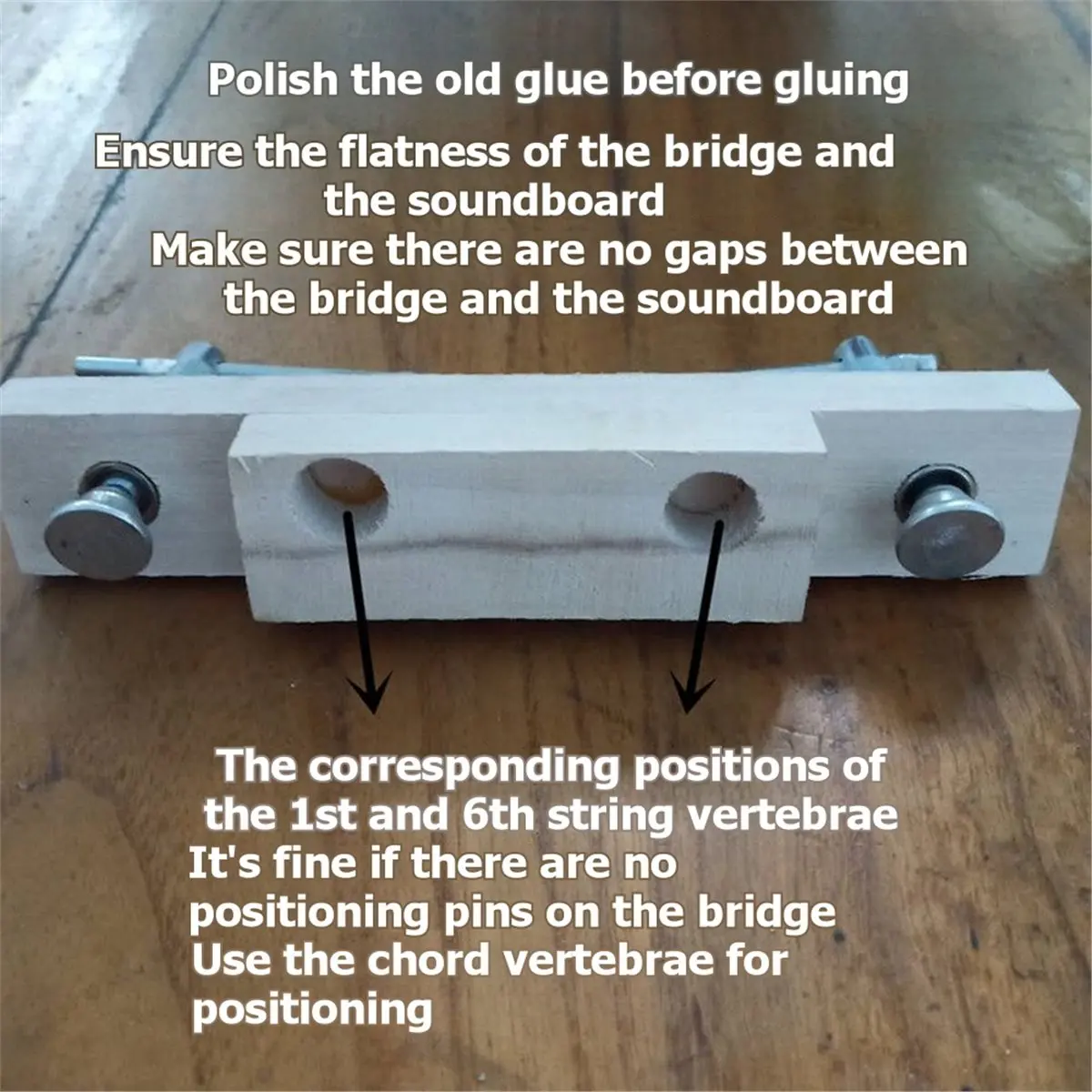 B72ABG Folk Acoustic Guitar Bridge Clamp Guitar Making Repair Clamp,Luthier Tool,Quick Fastening,Accessory,Bridge Clipping Tool
