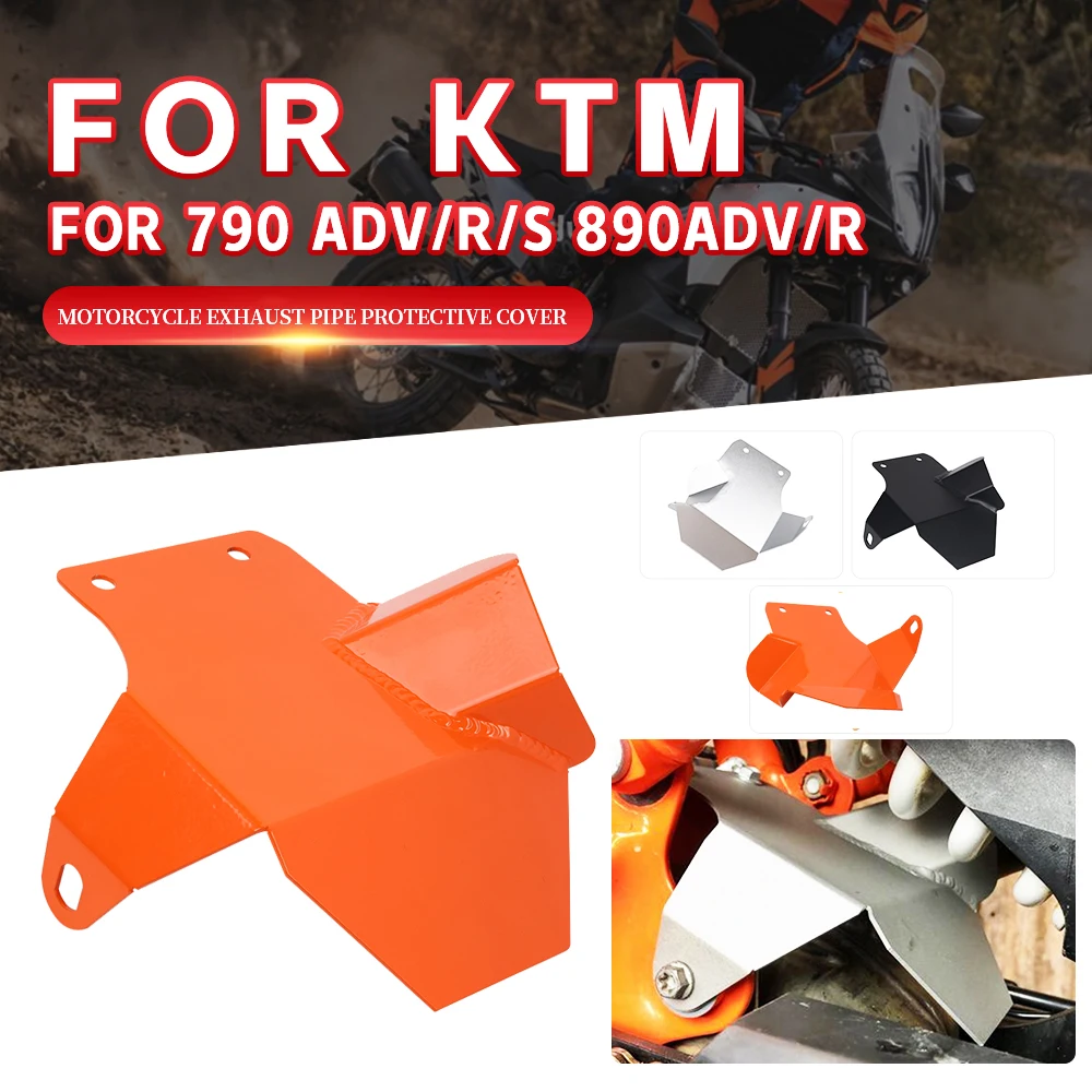 

For Ktm 790 Adventure R 890 Adv 790Adv S R 2018-2024 Motorcycle Accessories Rear Shock Heat Shield Exhaust Pipe Protection Cover