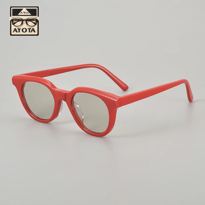 

2025 Fashion Oval Acetate Personality Sunglasses Men's High Quality Outdoor Hand-made Uv400 Women's Driving Travel Sunglasses