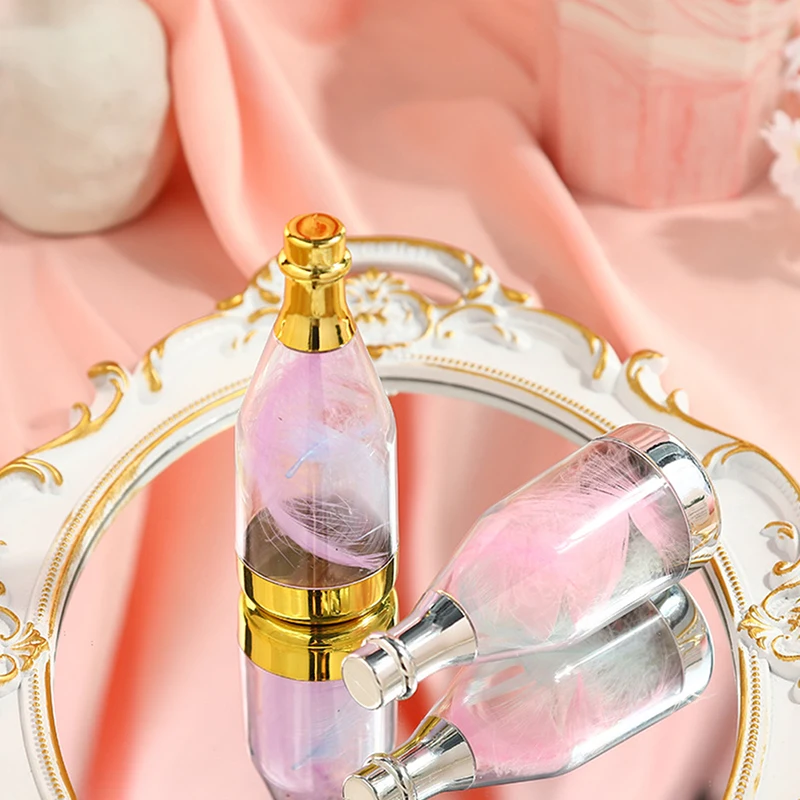 1PC bottiglia di Champagne scatola di caramelle di plastica fai da te Mini scatola di imballaggio di stoccaggio di caramelle Baby Shower bomboniere scatole regalo decorazione del partito