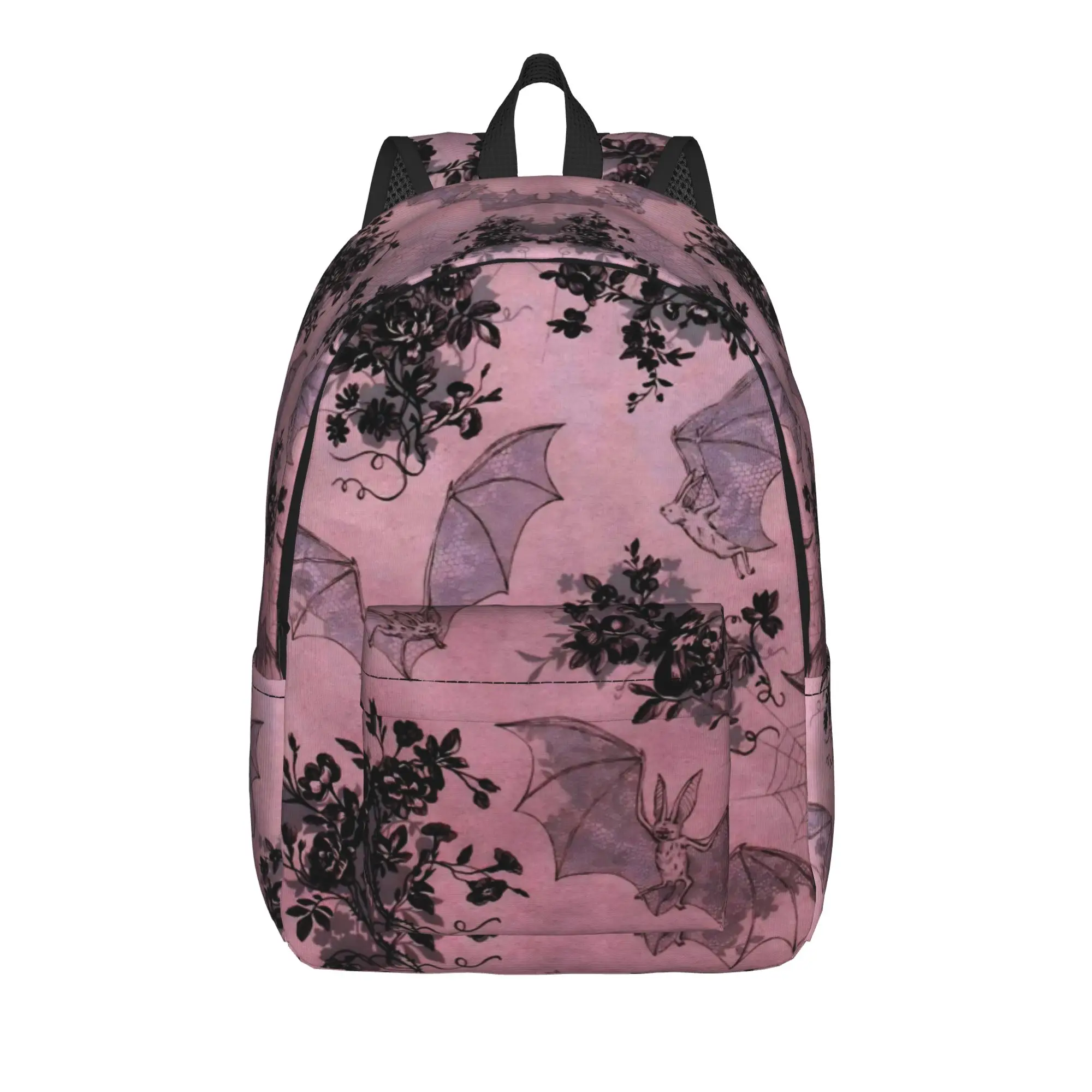 Halloween Halloween Gothic Backpack Lightweight High School Business Vampire Bats Pink Daypack for Men Women Laptop Computer Shoulder Bag - Aliexpress Deal
