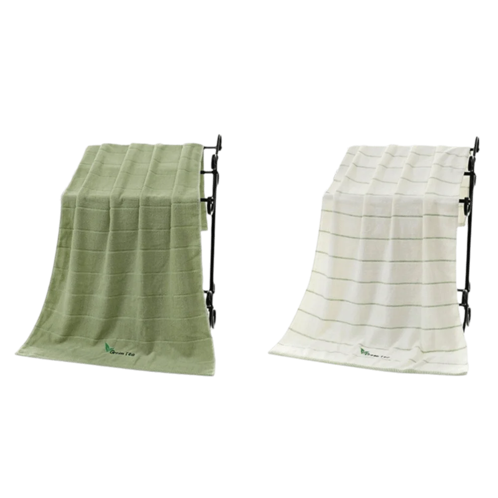 Portable Luxury Spa Grade Bath Towel Quick-drying Stripe Cotton Thick Towel High Absorb Soft Large Beach Towel Swimming