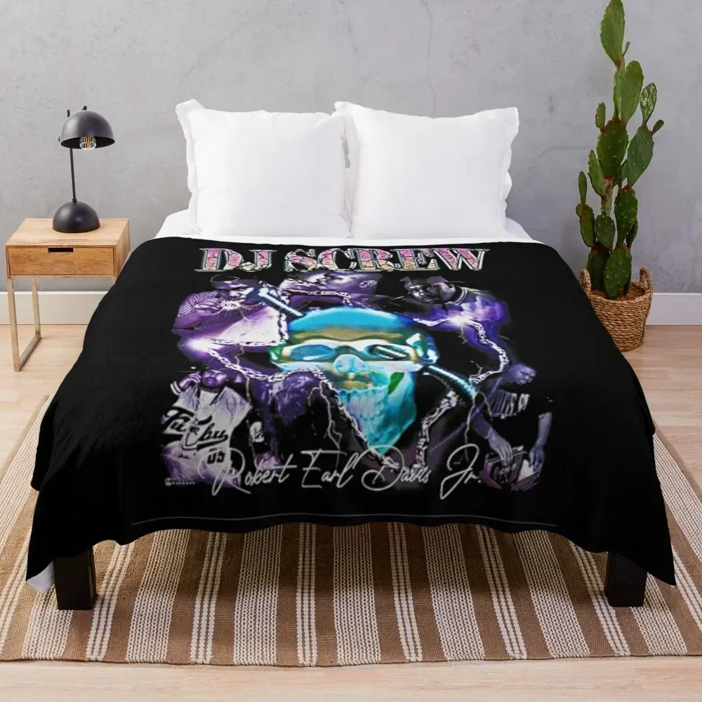 

Dj Screw Throw Blanket All Season Lightweight Soft Blanket for Bed