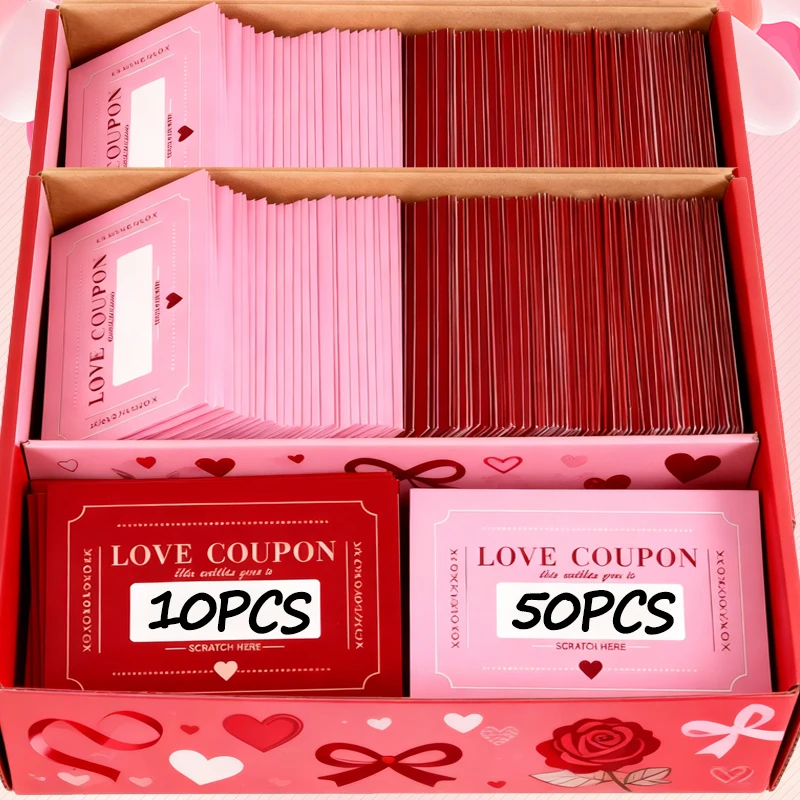 DIY خدش بطاقات خدش عيد الحب بطاقات DIY بها بنفسك الزفاف الذكرى الحب كوبونات الأزواج الإبداعية بطاقة اعتراف الهدايا #1