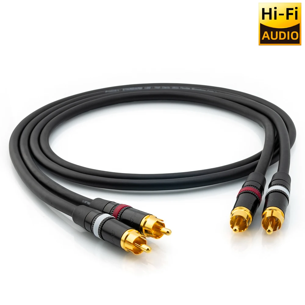 ■ Japan Mogami 2549 RCA to RCA Audio Cable OFC Gold Plated REAN Plug HIFI Signal Line for Amplifier DAC Mixer Sound Card Speaker